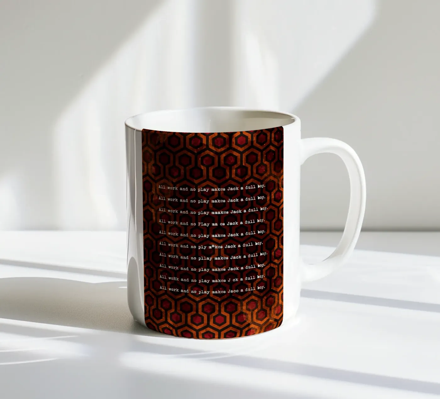 Jack's Typewriter ceramic mug by nabakumov