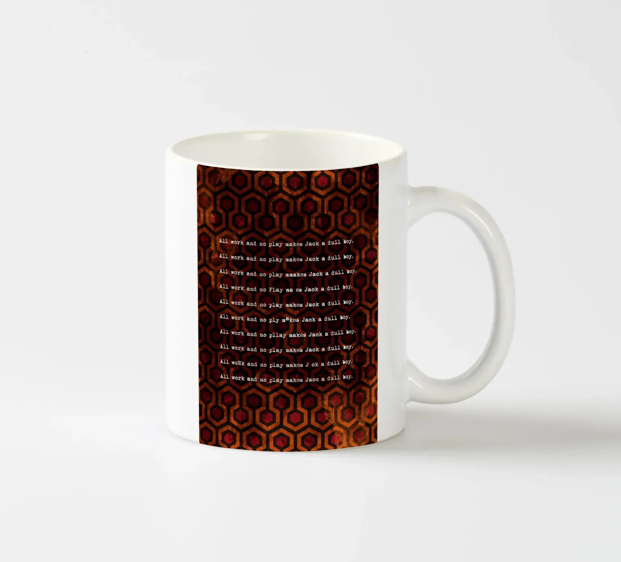 Jack's Typewriter tazza in ceramica da nabakumov