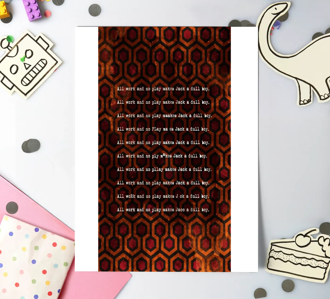 Jack's Typewriter sticker sheet by nabakumov