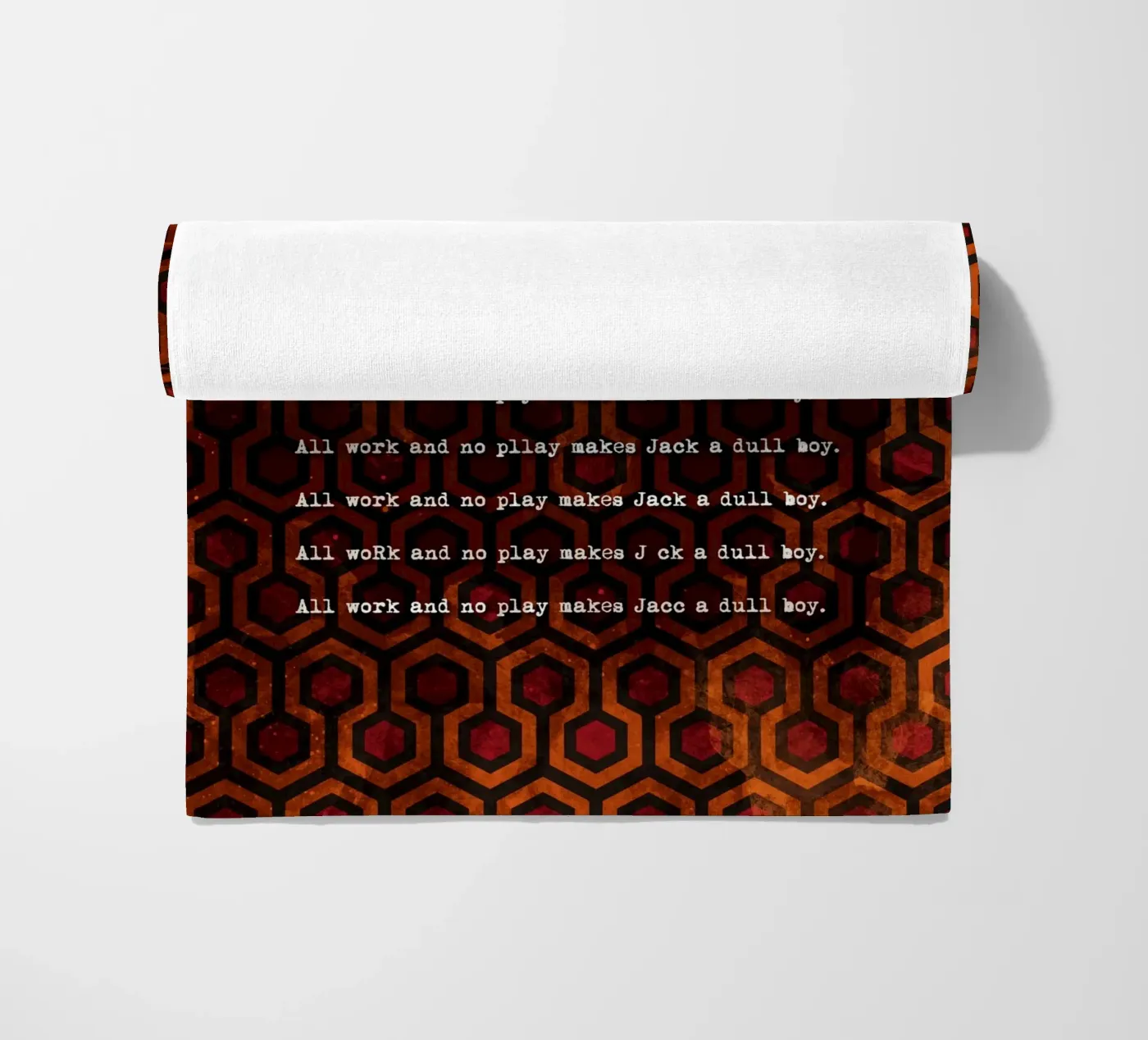 Jack's Typewriter beach towel by nabakumov