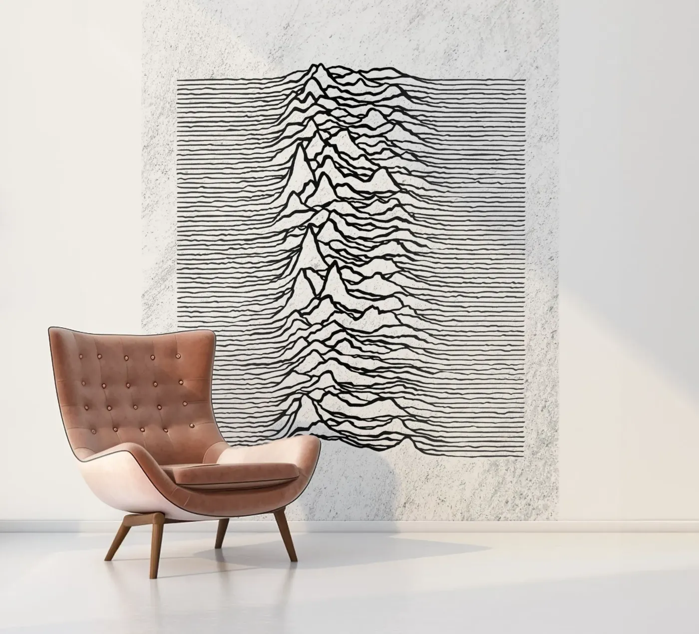 Unknown Pleasures fotobehang van nabakumov