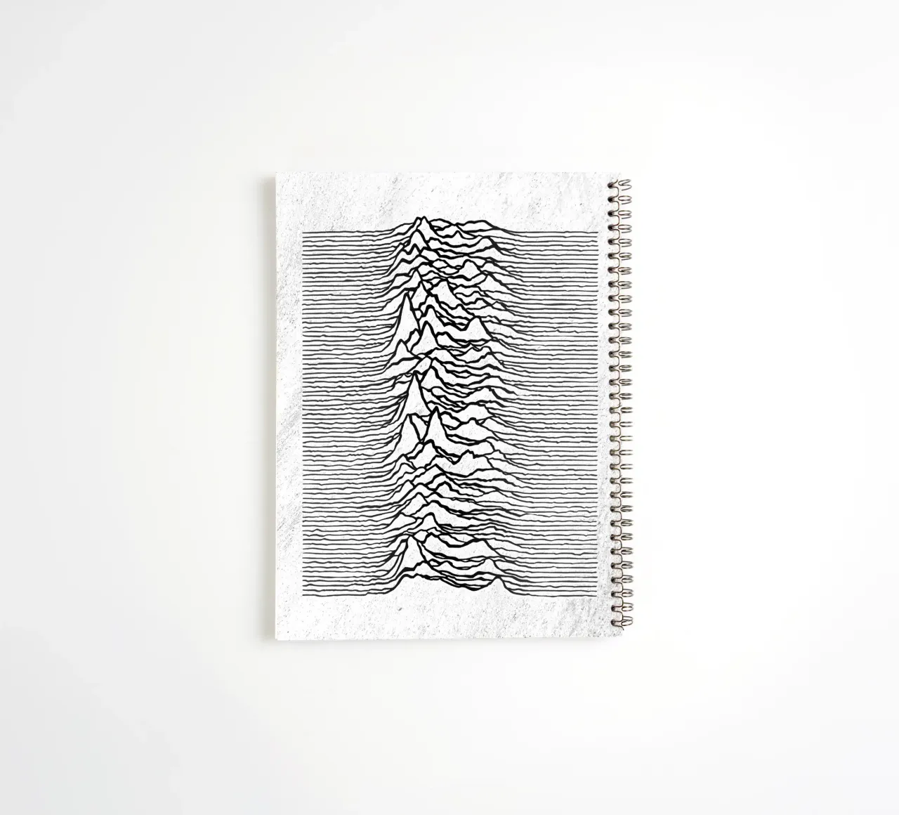 Unknown Pleasures spiral notebook by nabakumov