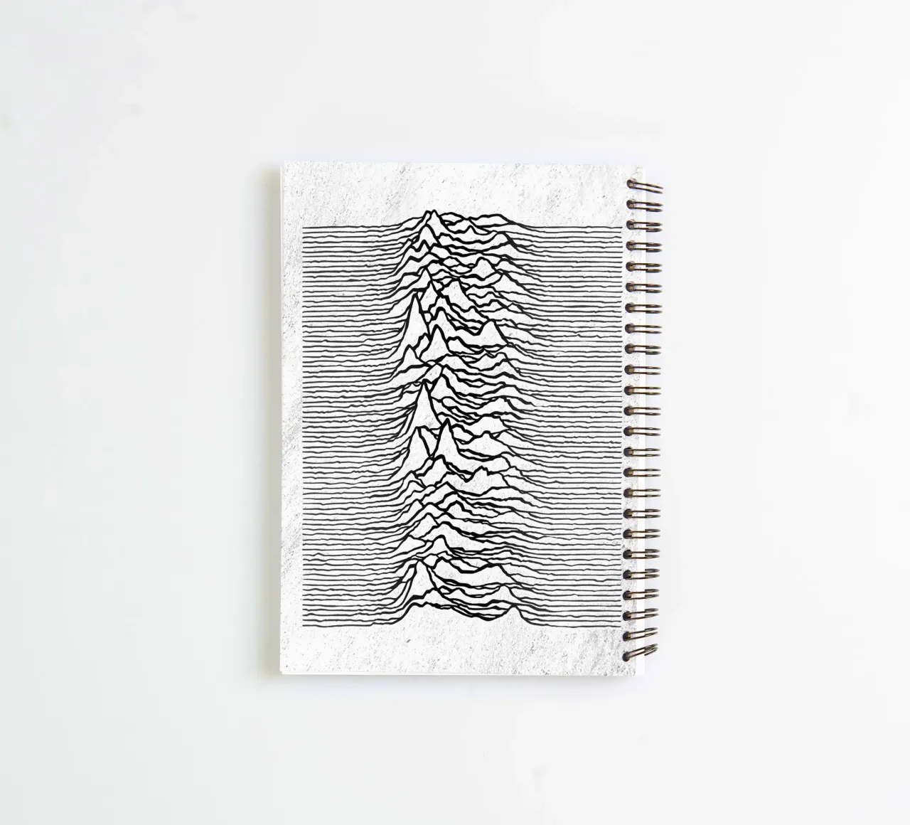Unknown Pleasures spiral notebook by nabakumov