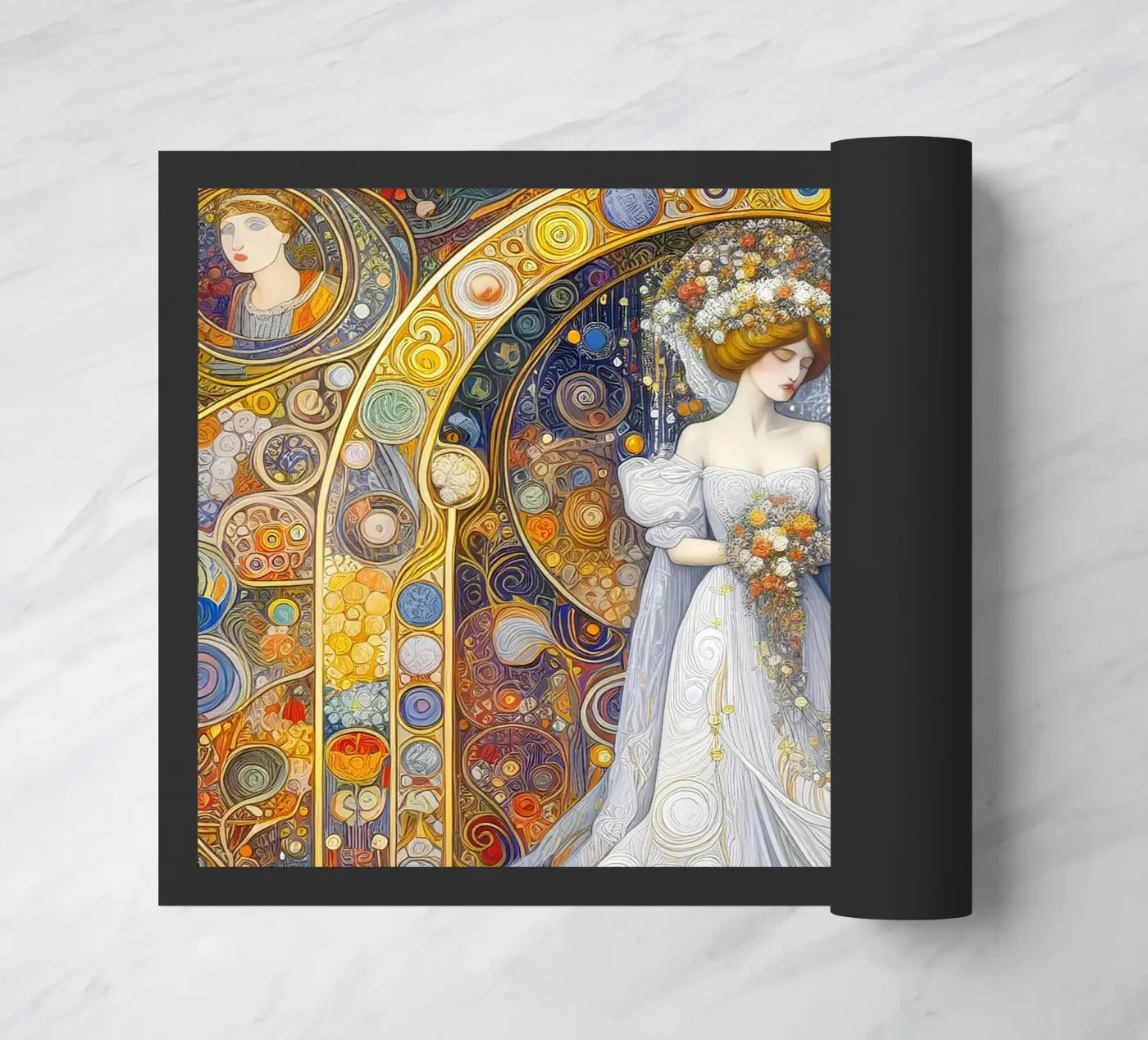 The bride doormat by Art-Nouveau-Dsg