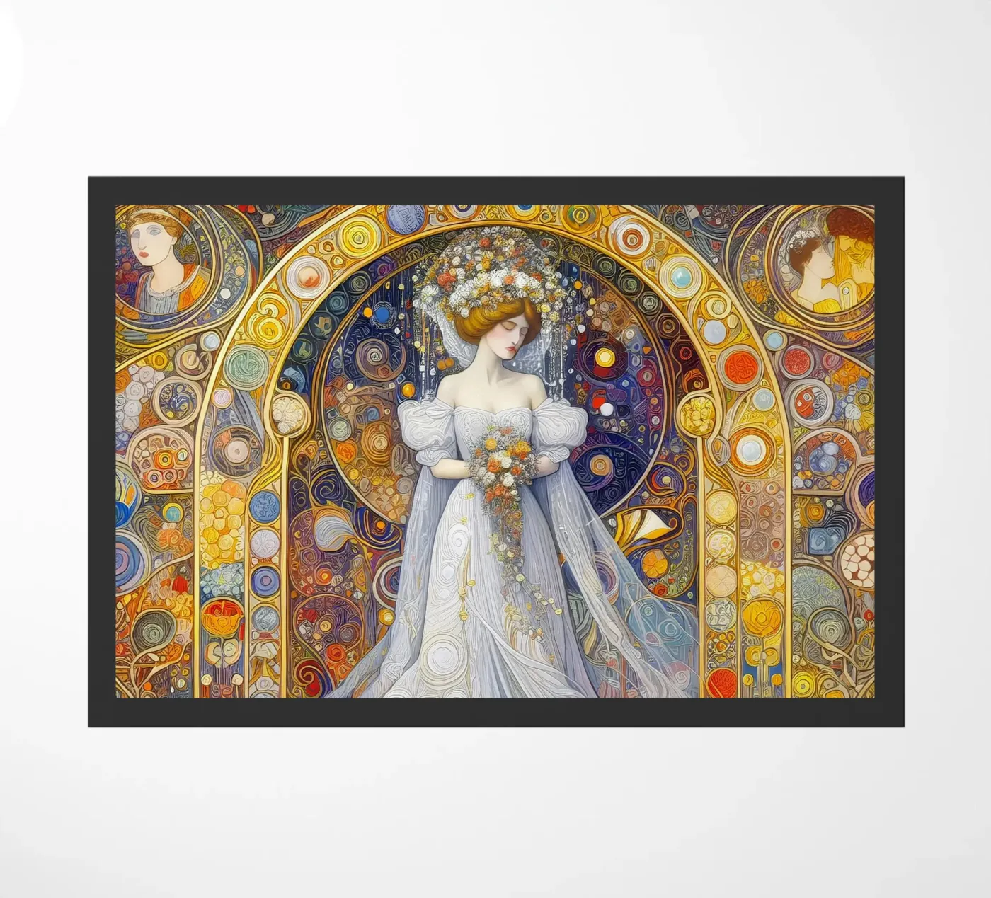 The bride doormat by Art-Nouveau-Dsg