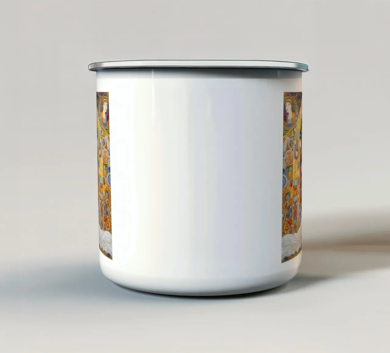 La sposa tazza in smalto da Art-Nouveau-Dsg