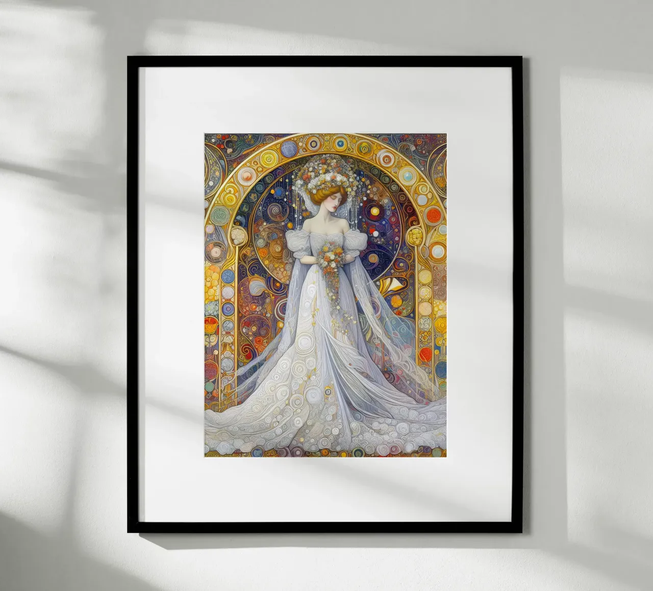 The bride poster by Art-Nouveau-Dsg