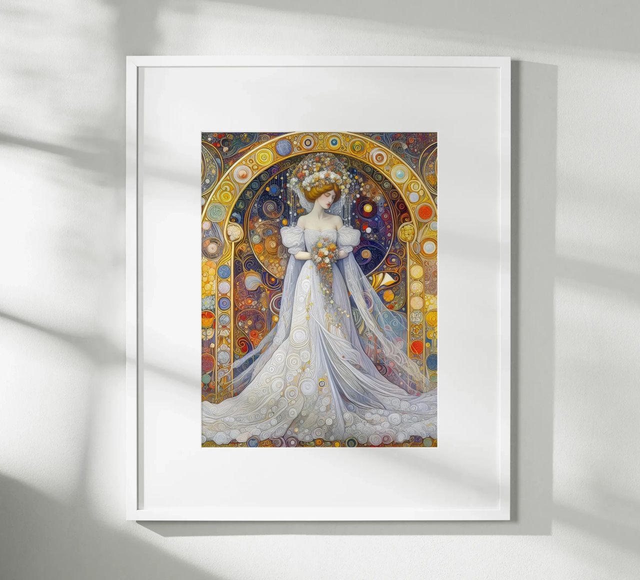 The bride poster by Art-Nouveau-Dsg