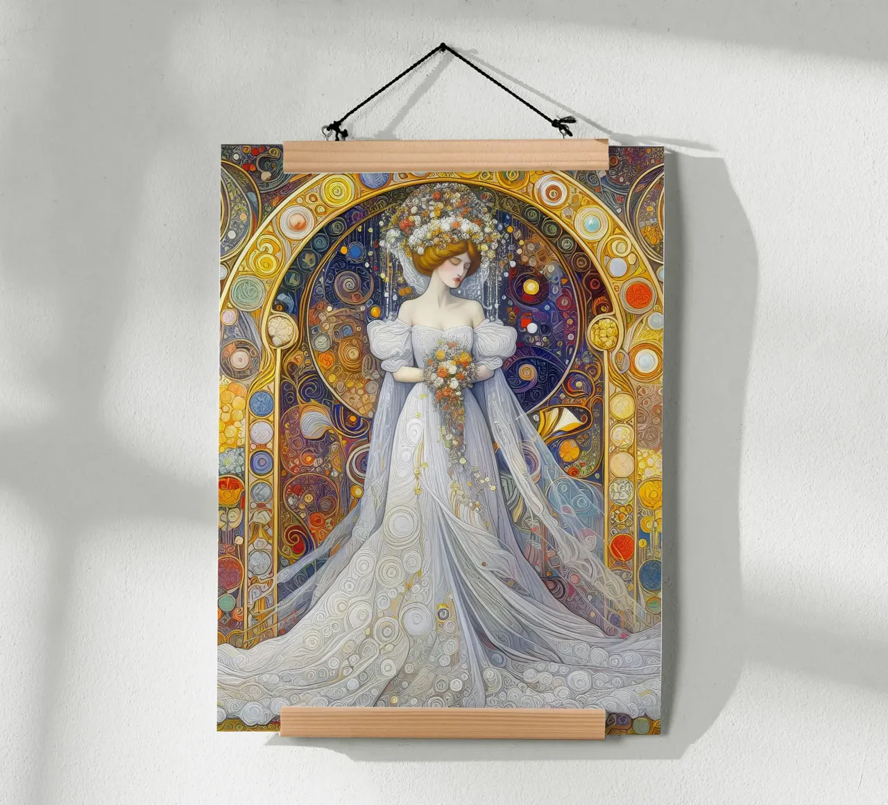 The bride poster by Art-Nouveau-Dsg