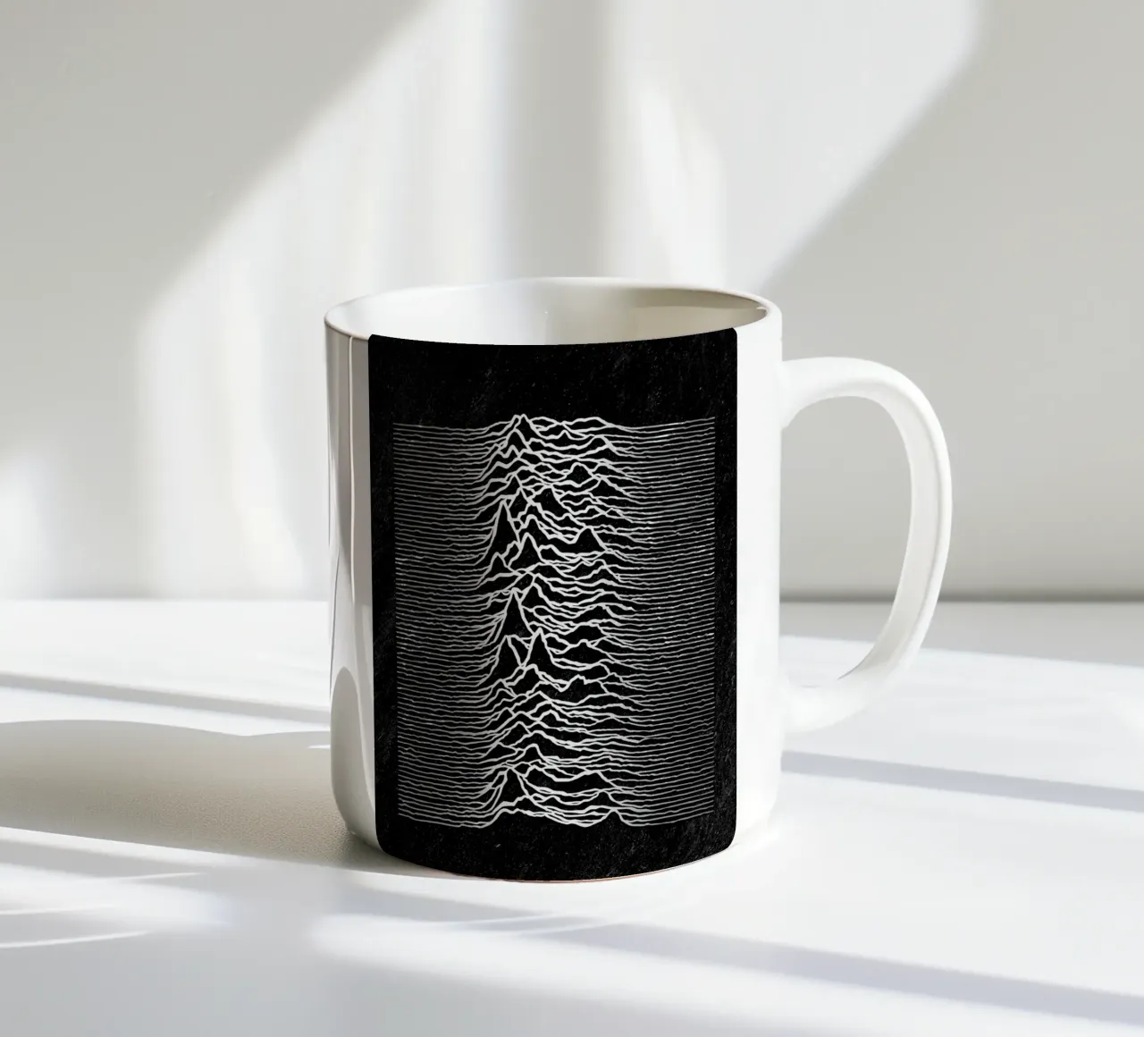 Unknown Pleasures tazza in ceramica da nabakumov