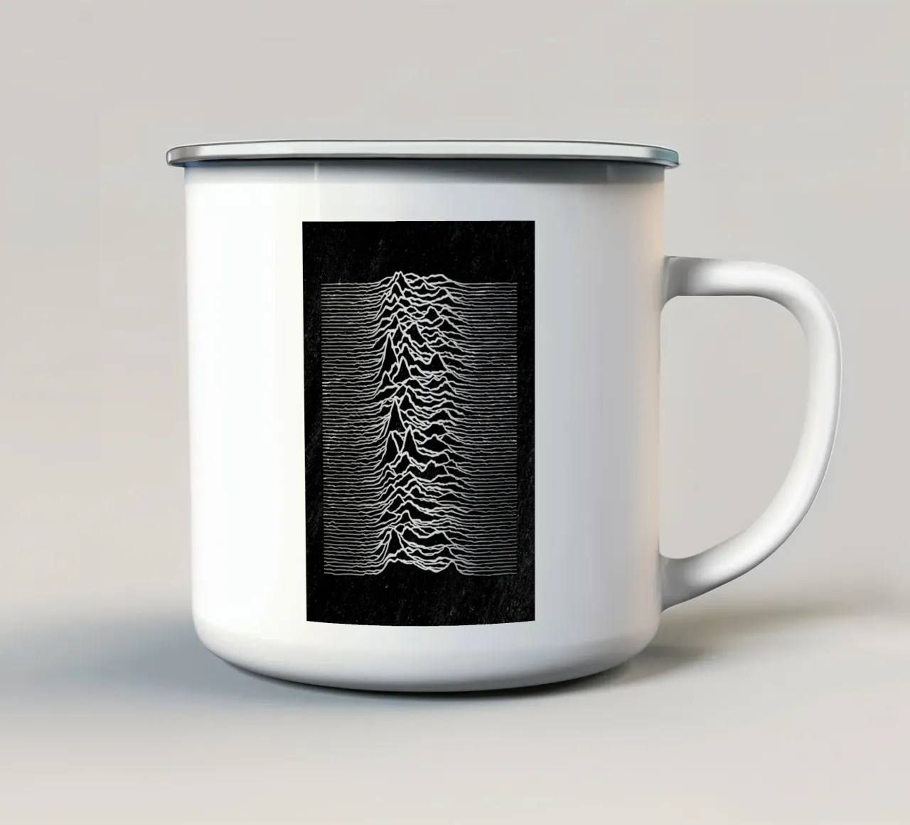 Unknown Pleasures tazza in smalto da nabakumov