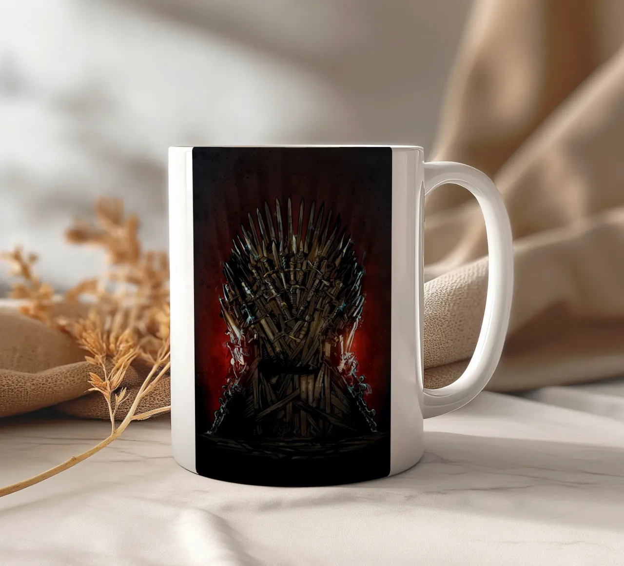 The Iron Throne tazza in ceramica da nabakumov