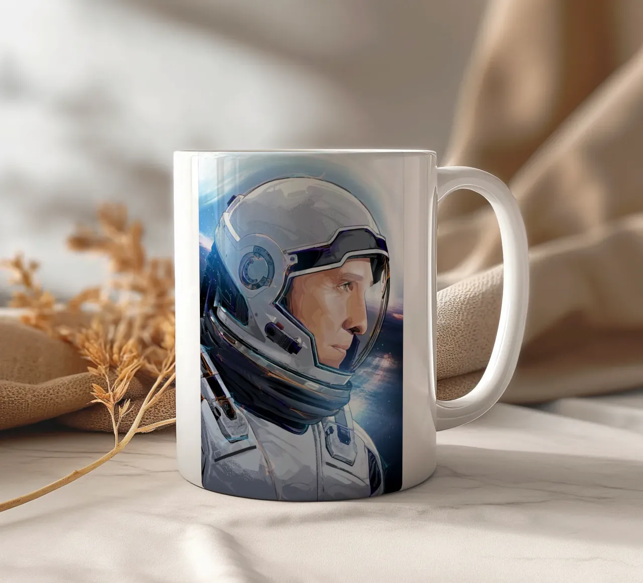 Interstellar Astronaut tazza in ceramica da nabakumov