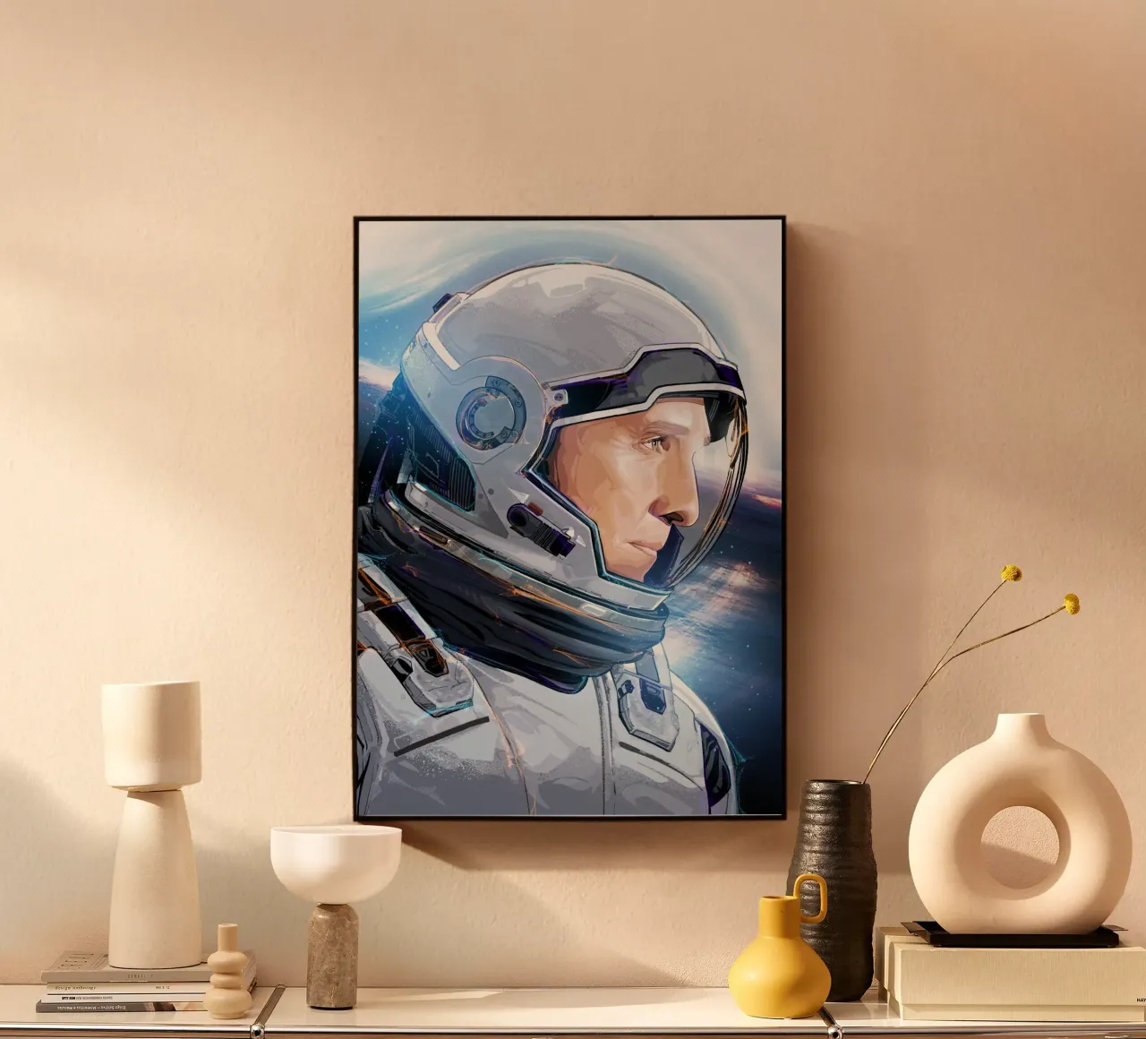 Interstellar Astronaut alluminio dibond da nabakumov