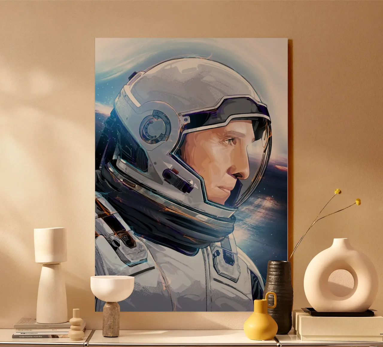 Interstellar Astronaut alluminio dibond da nabakumov