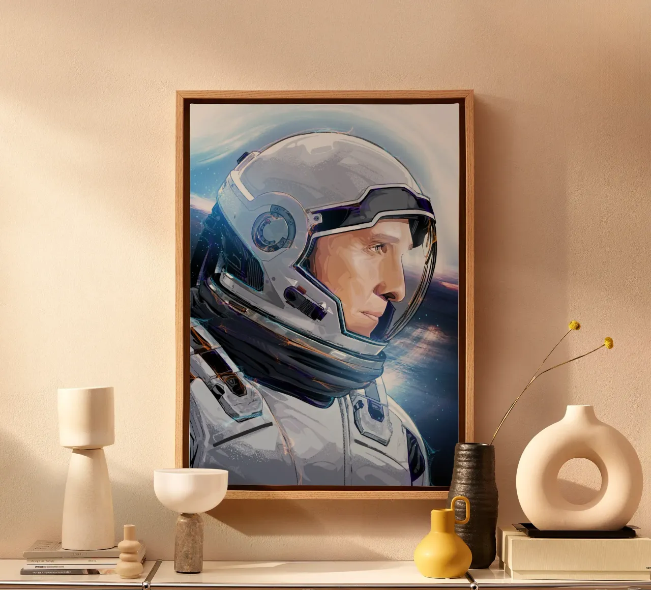 Interstellar Astronaut canvas by nabakumov