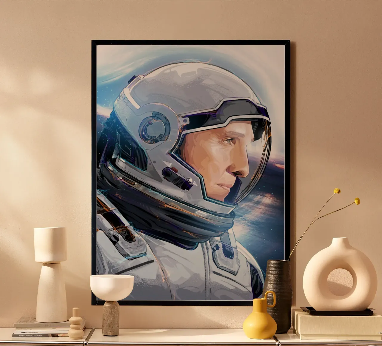 Interstellar Astronaut poster da nabakumov