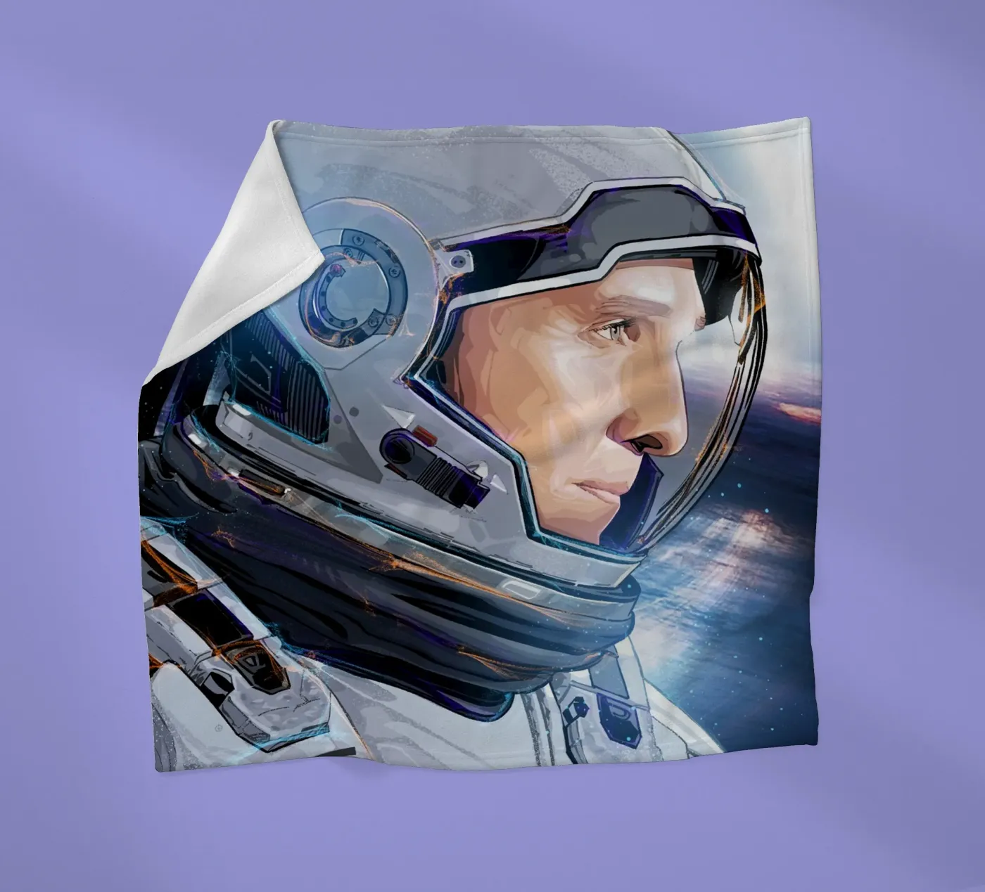 Interstellar Astronaut Fleecedecke von nabakumov