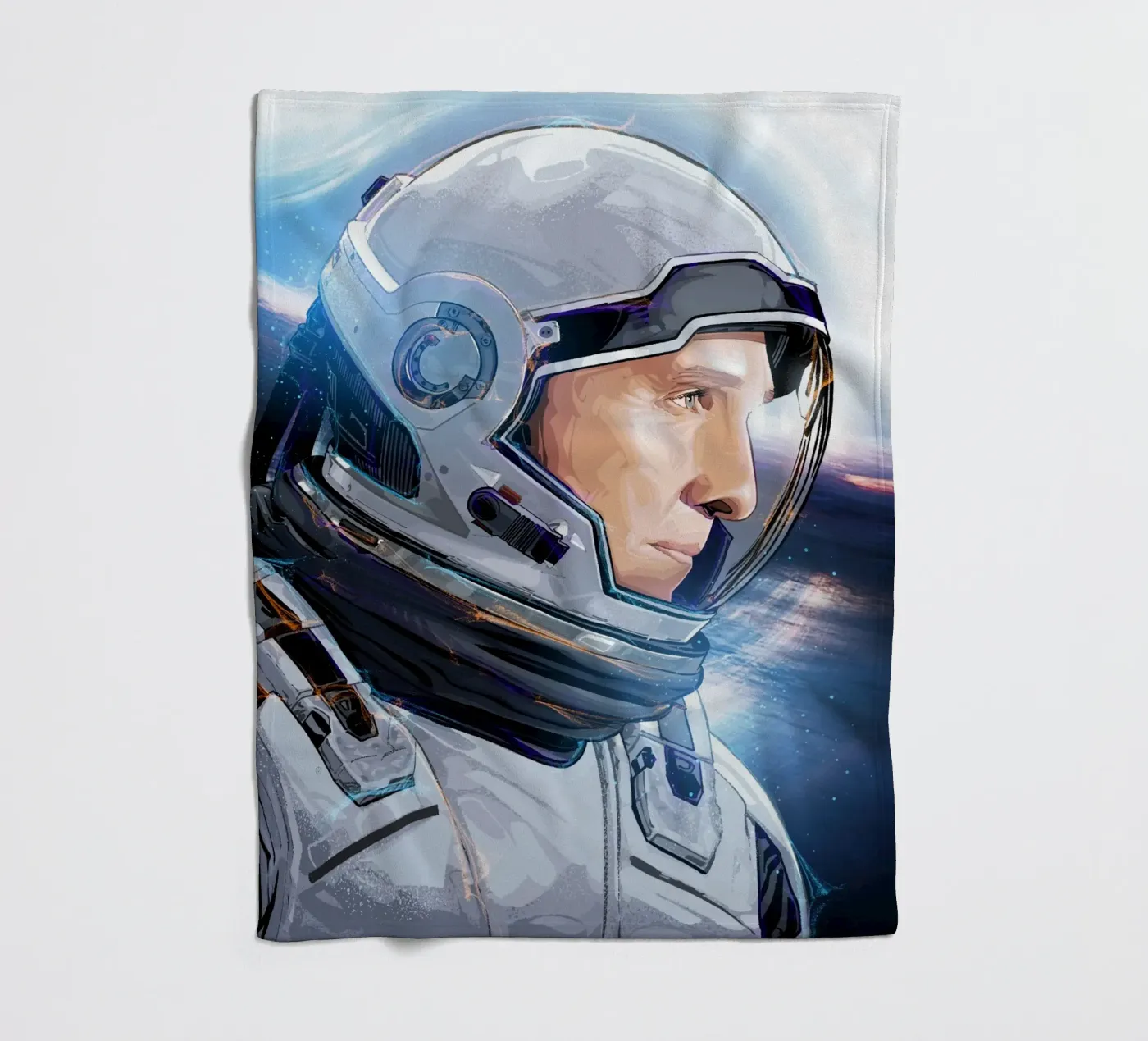 Interstellar Astronaut Fleecedecke von nabakumov