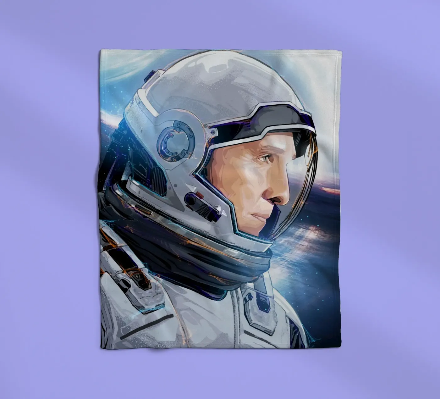 Interstellar Astronaut Fleecedecke von nabakumov