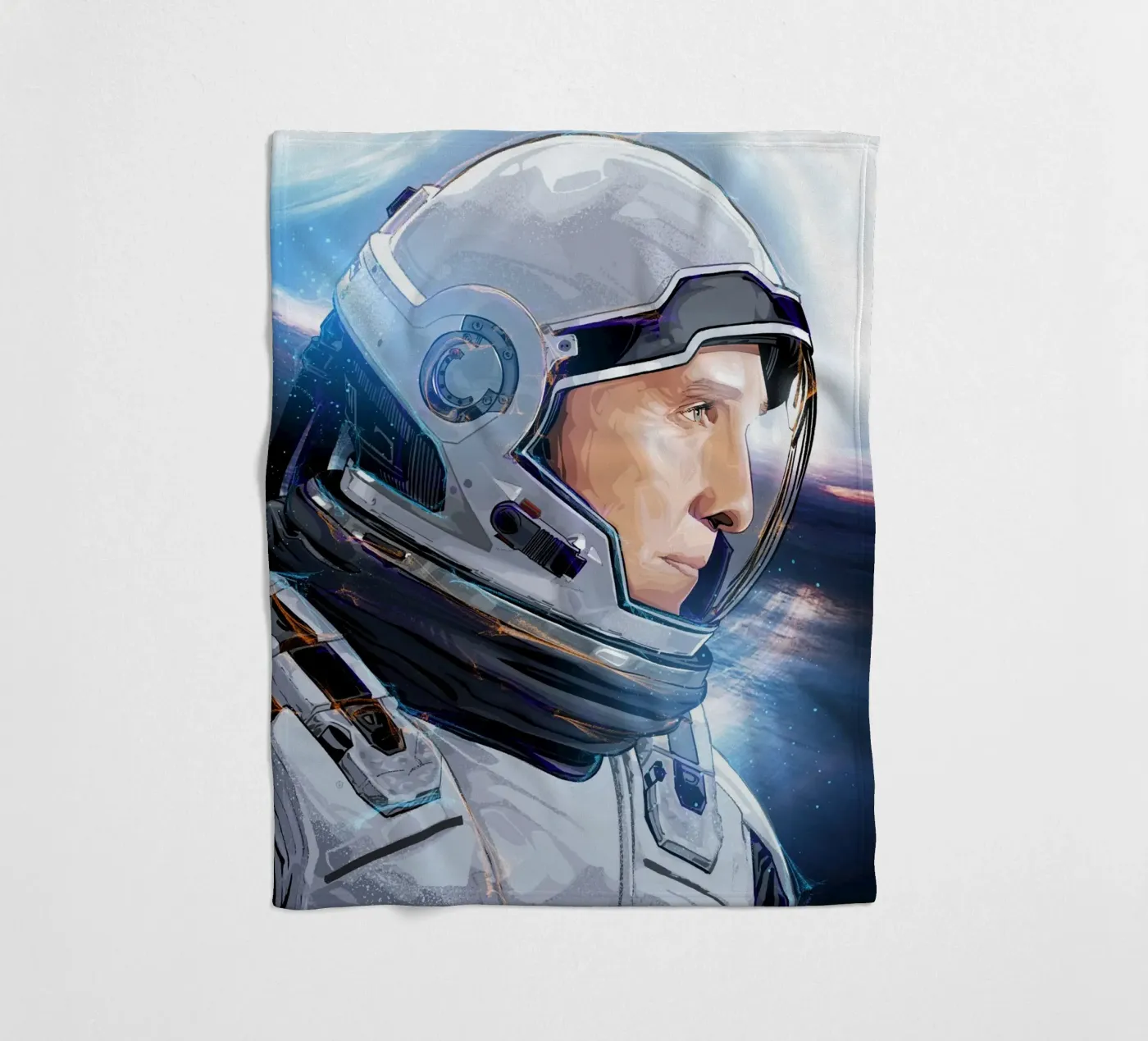 Interstellar Astronaut Fleecedecke von nabakumov