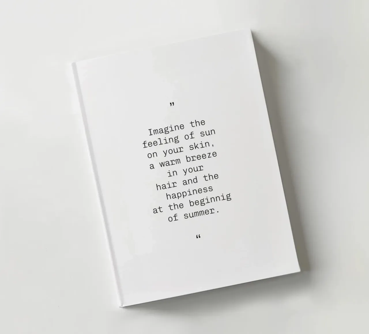 imagine summer notebook by Atelier W