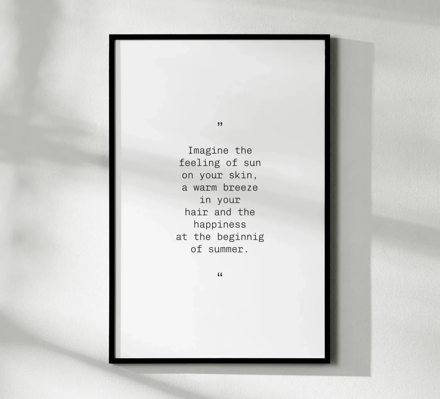 imagine summer poster by Atelier W