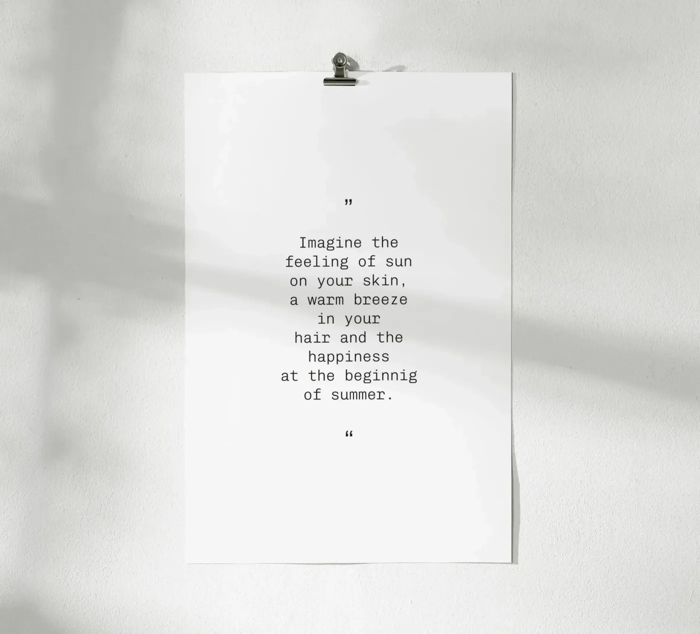 imagine summer poster da Atelier W