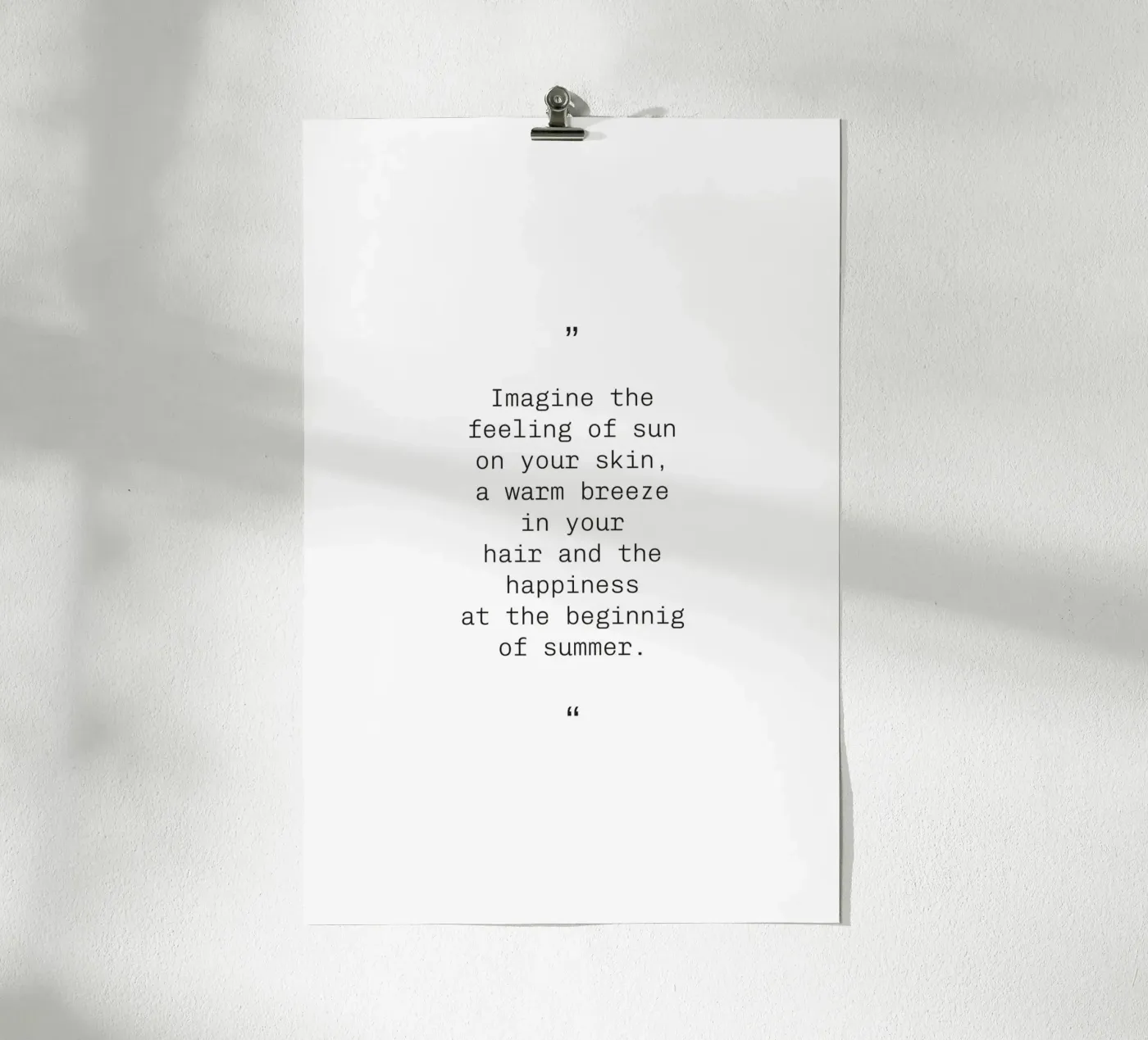 imagine summer poster by Atelier W