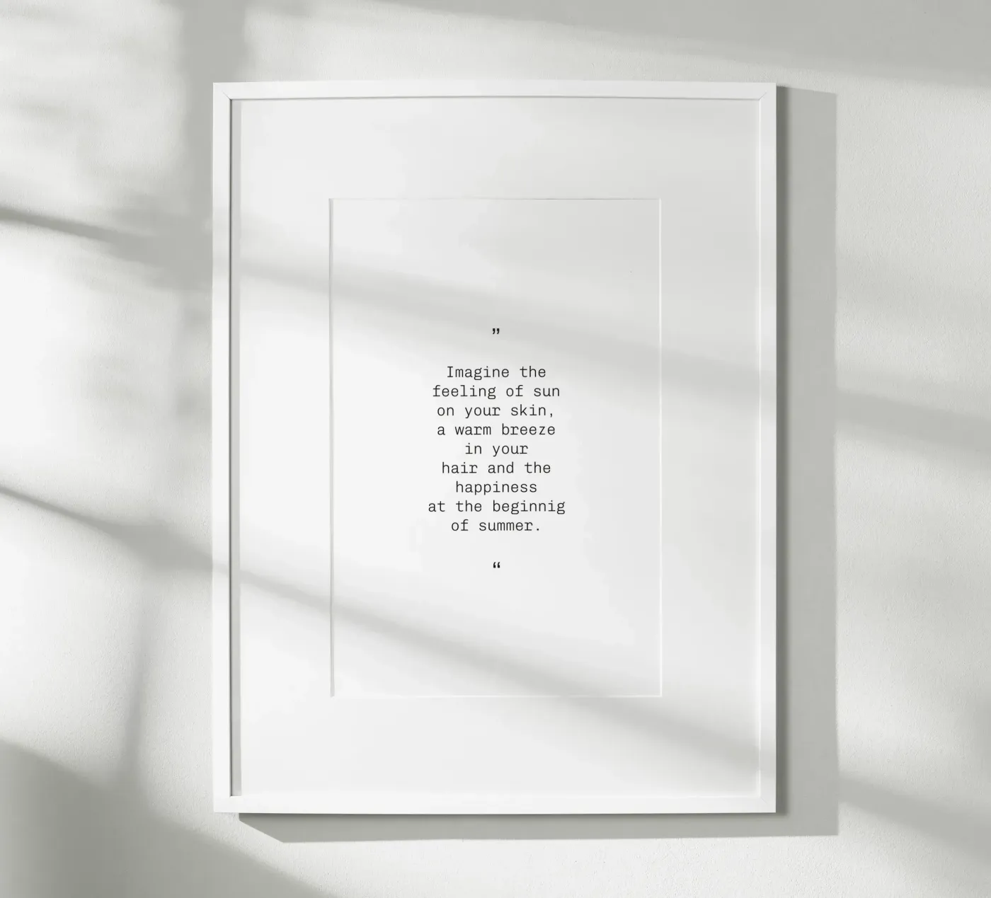 imagine summer poster by Atelier W