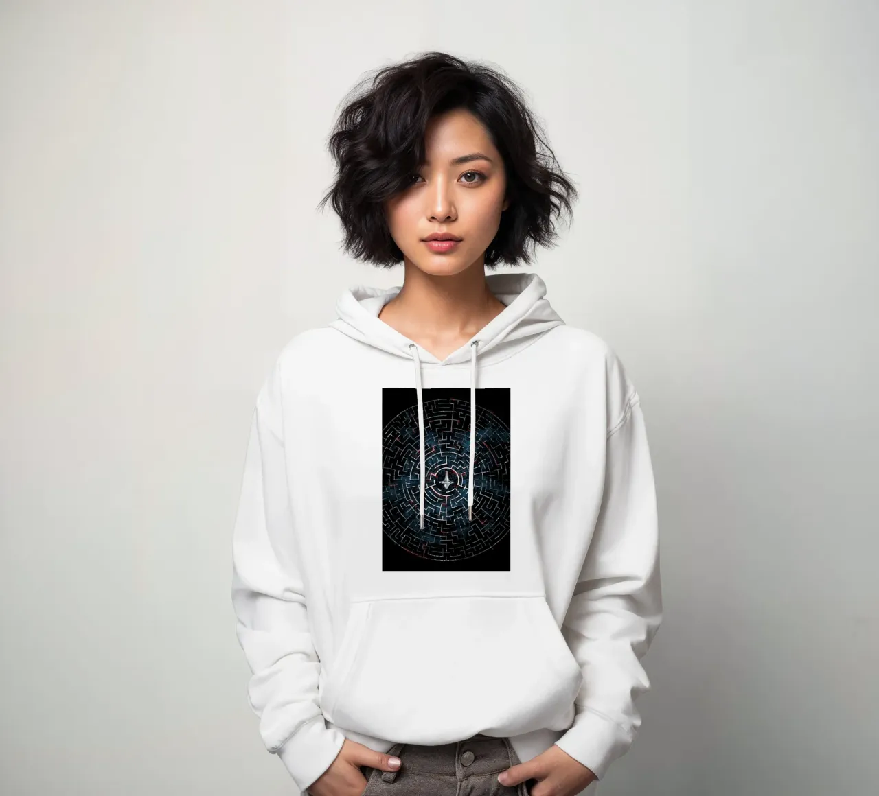 Inception Maze felpa con cappuccio da nabakumov