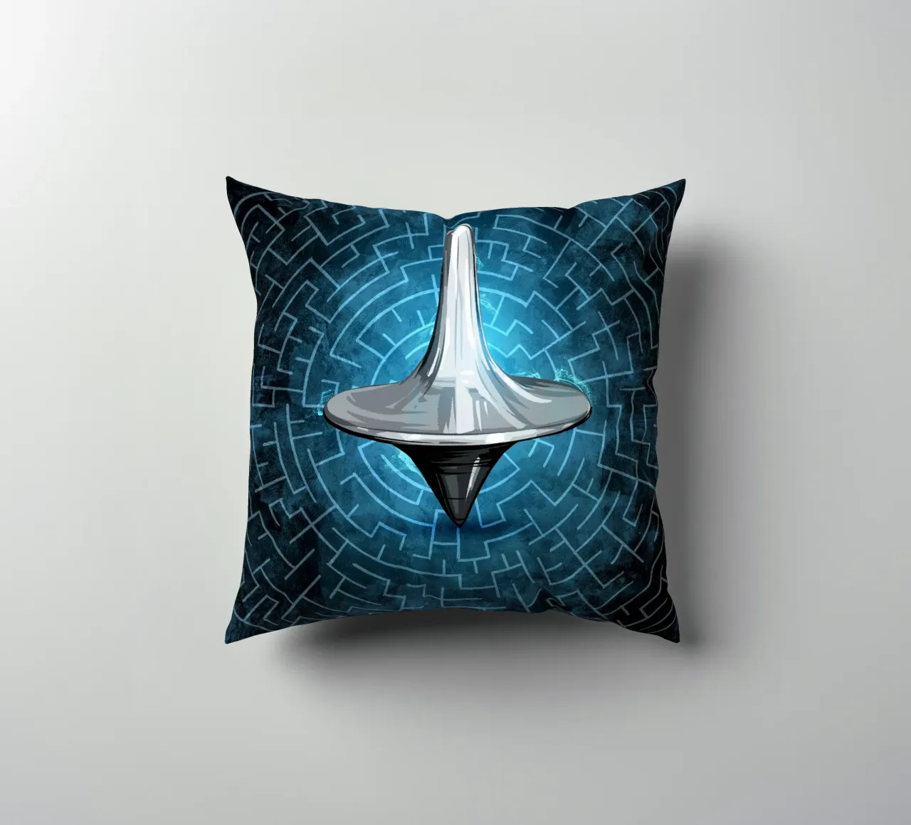 Inception Spinning Top cuscino da nabakumov