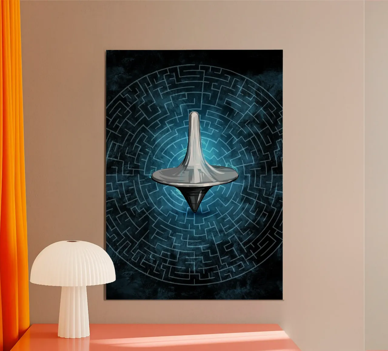 Inception Spinning Top carta hahnemühle da nabakumov