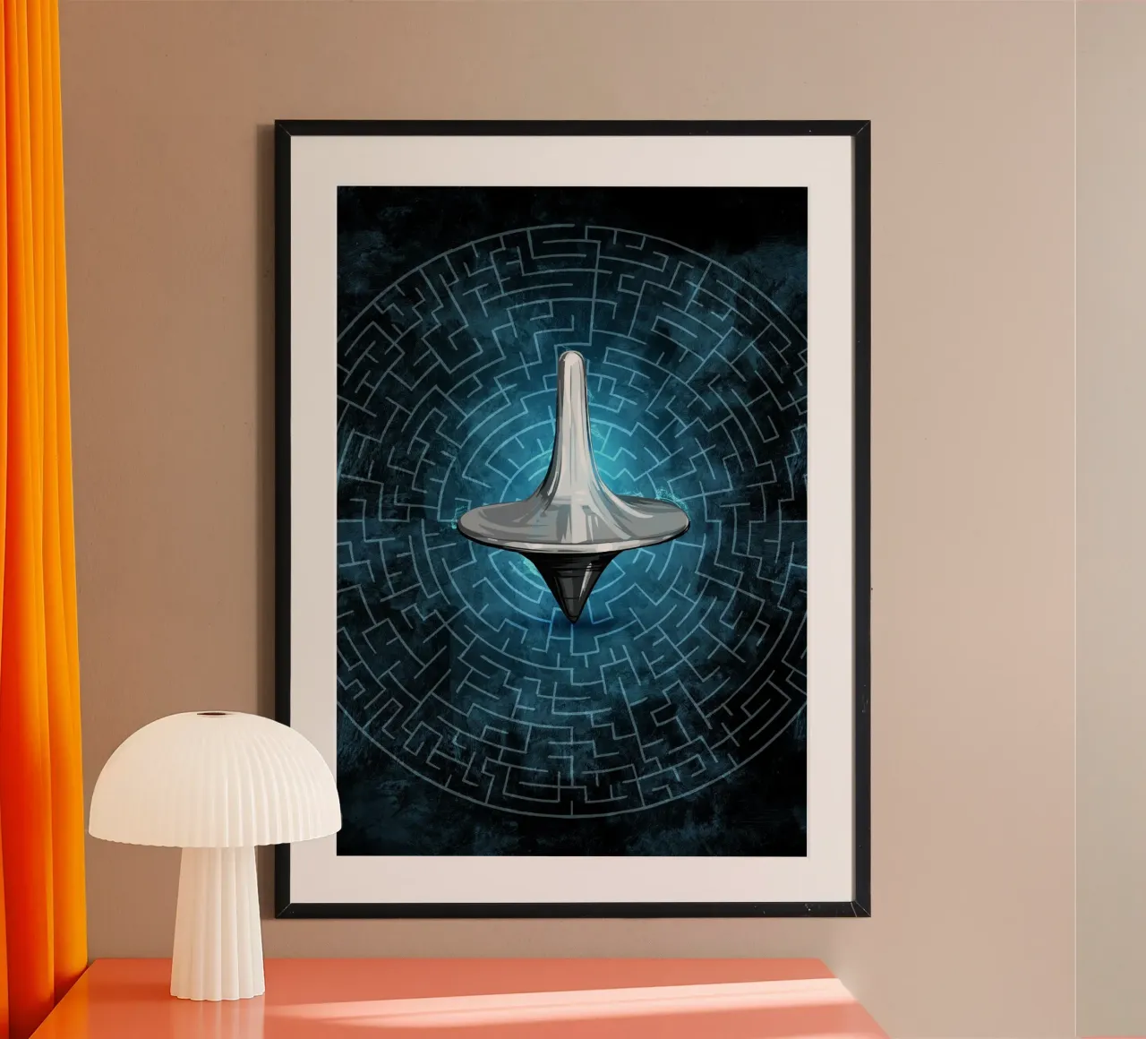 Inception Spinning Top carta hahnemühle da nabakumov