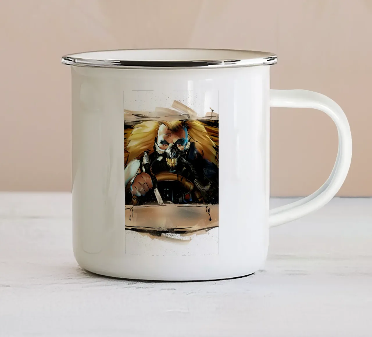 Immortan Joe tazza in smalto da nabakumov