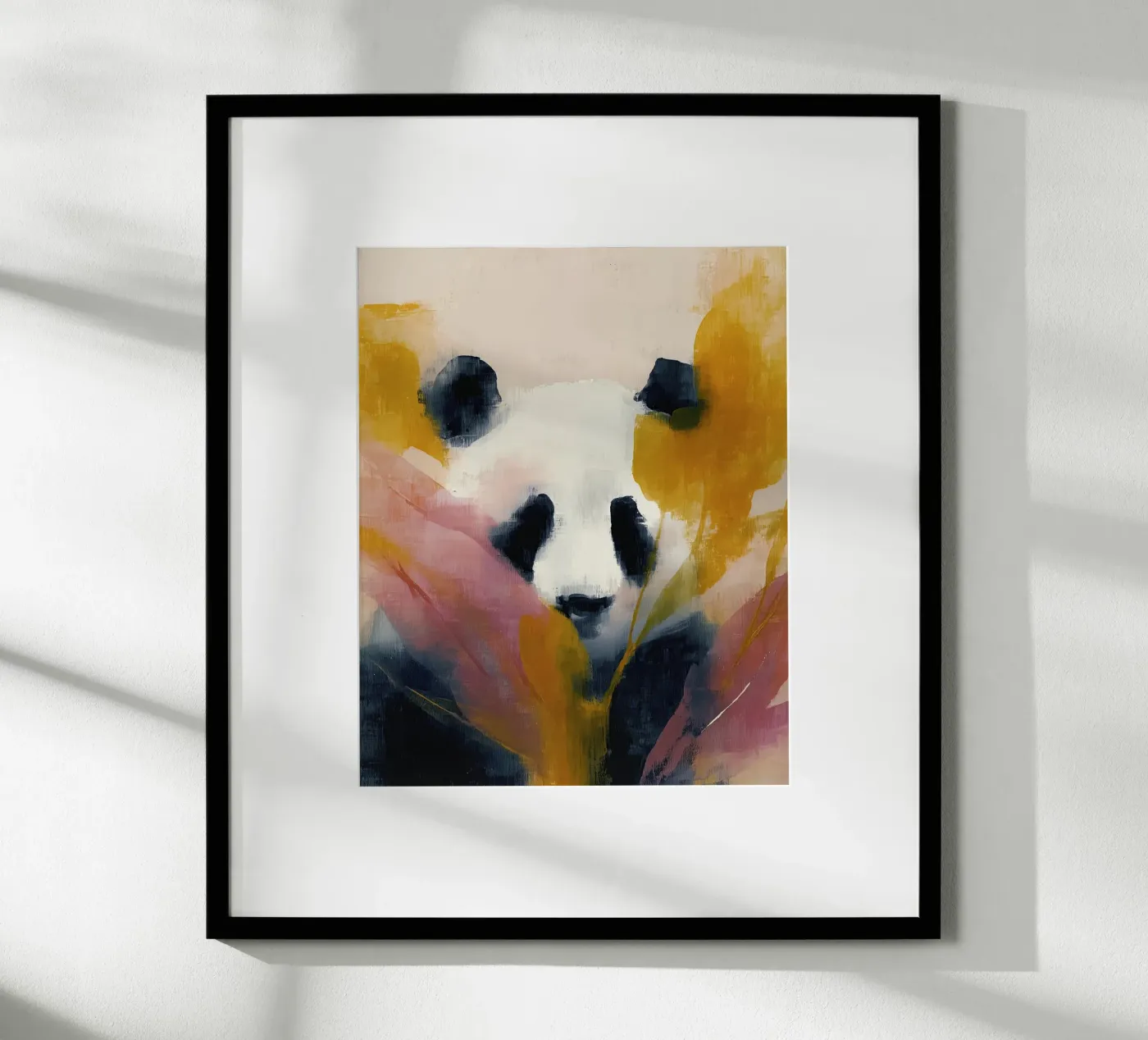 Soft Panda Portrait poster by Hazia