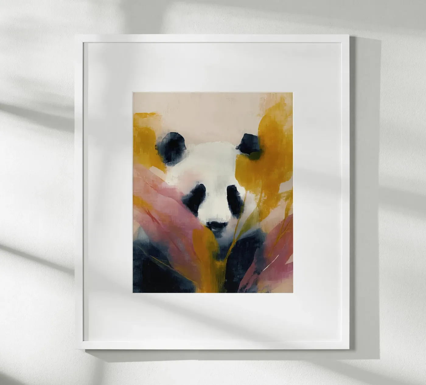Soft Panda Portrait poster by Hazia