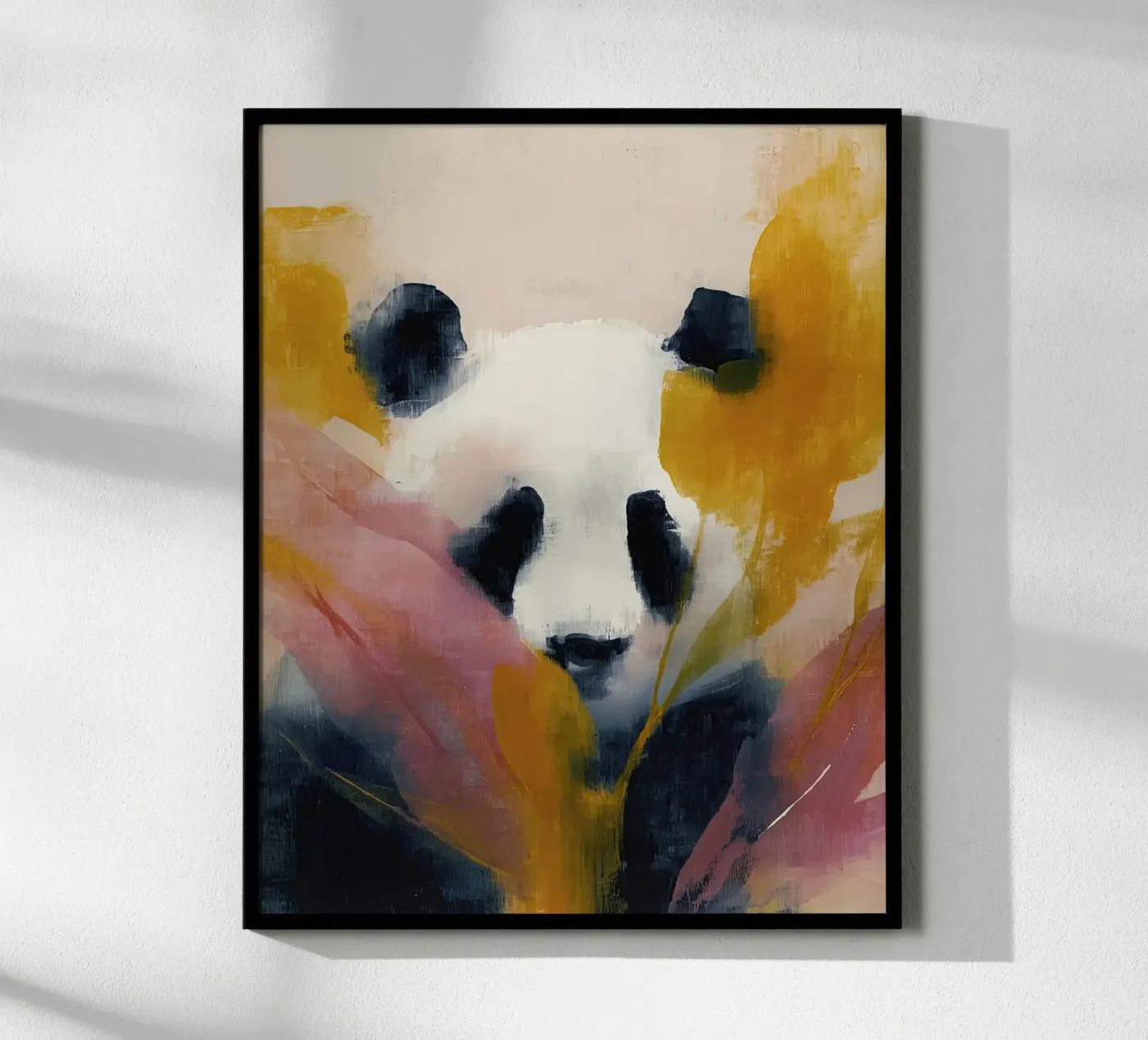 Soft Panda Portrait poster by Hazia