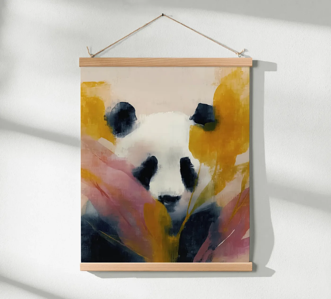Soft Panda Portrait poster by Hazia