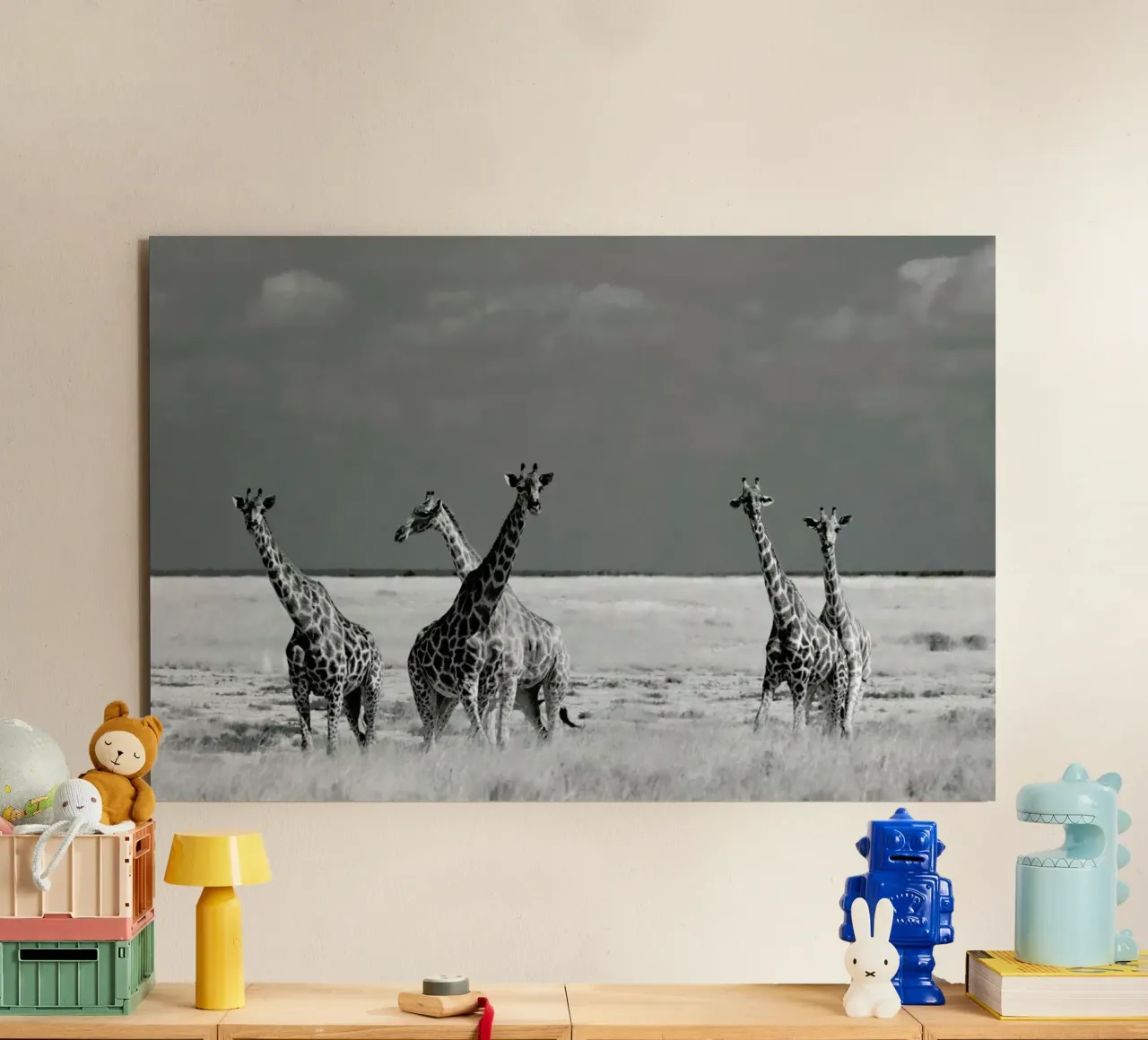 Look Girls, There Is Strange Animals - Mathilde Guillemot Forex-Platte von Pictufy
