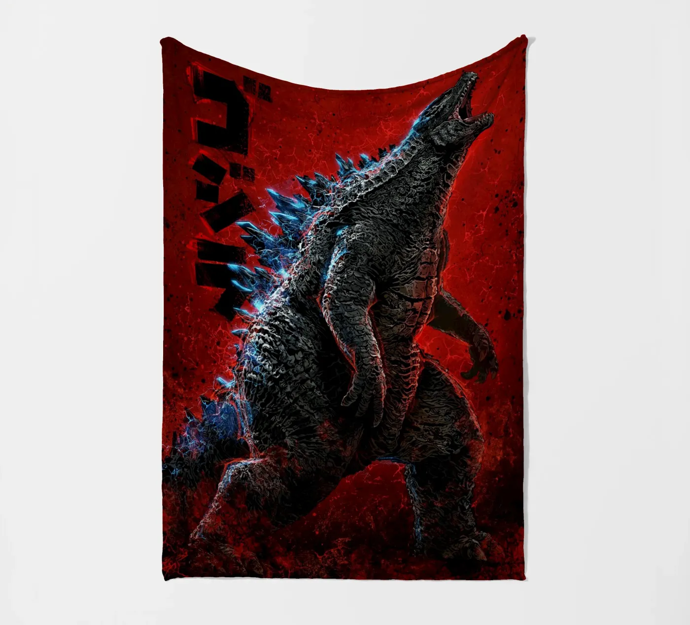 Godzilla fleece blanket by nabakumov