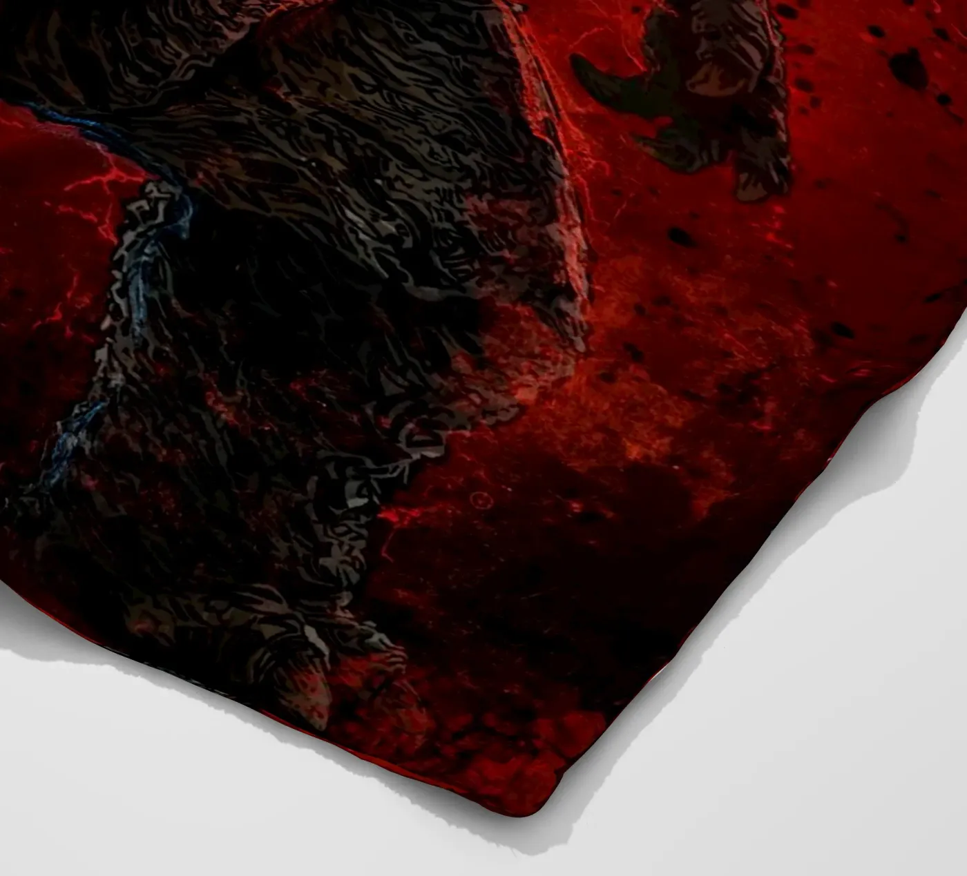 Godzilla fleece blanket by nabakumov