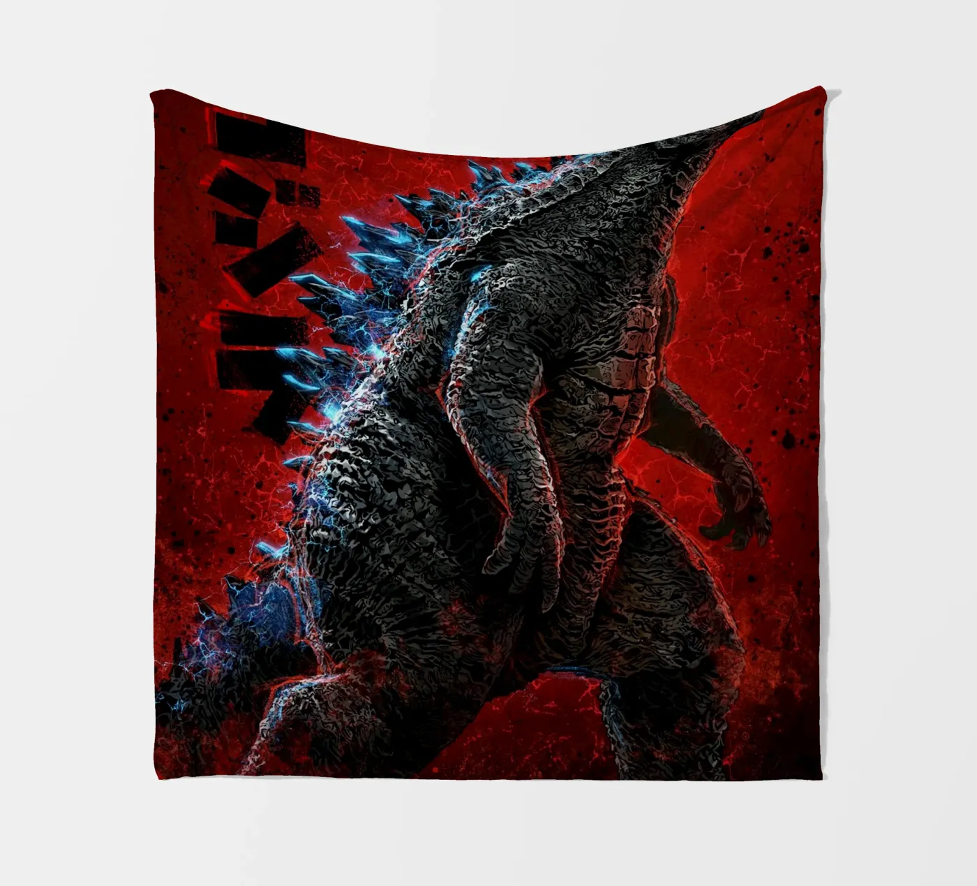 Godzilla fleece blanket by nabakumov