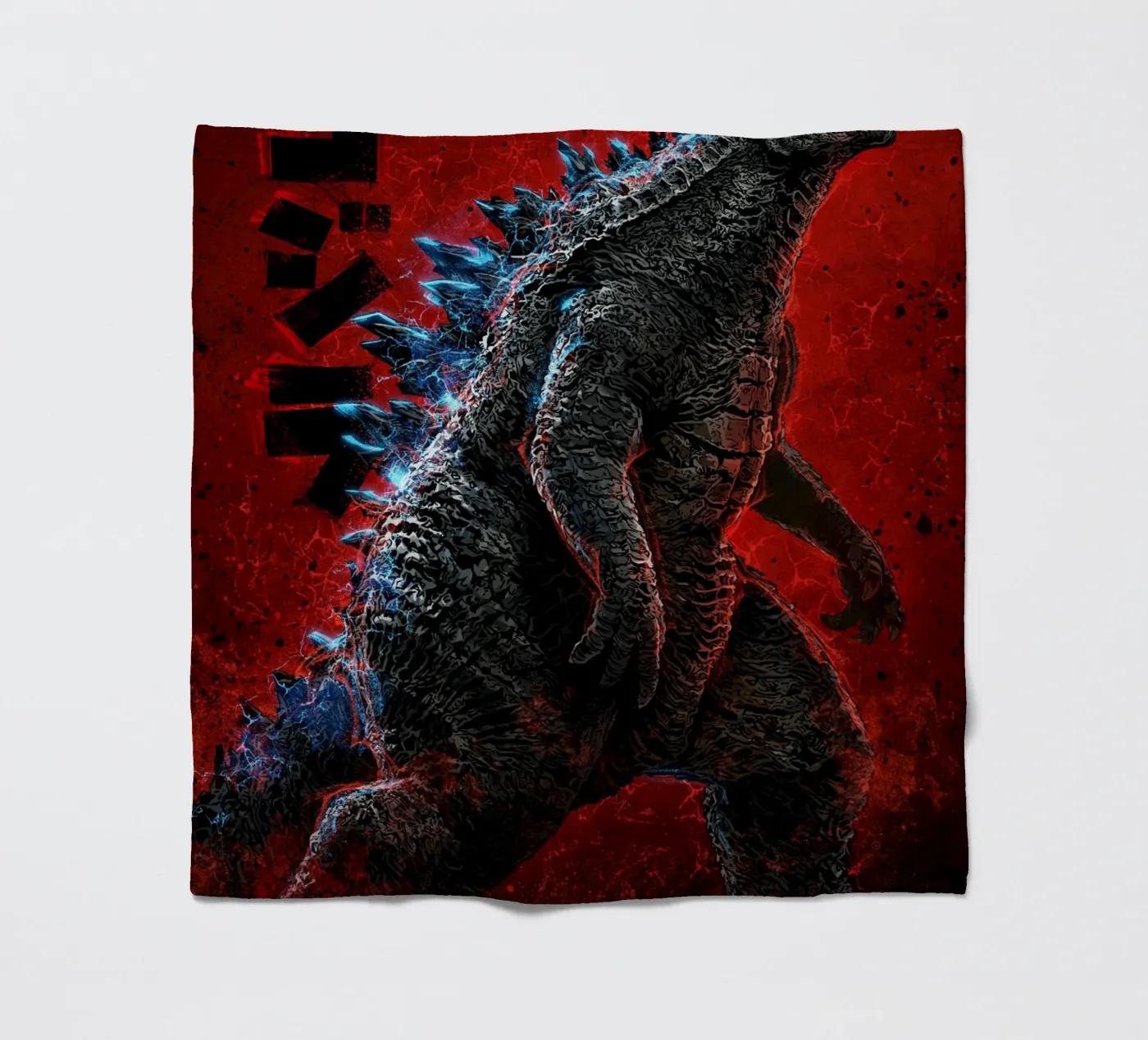 Godzilla fleece blanket by nabakumov