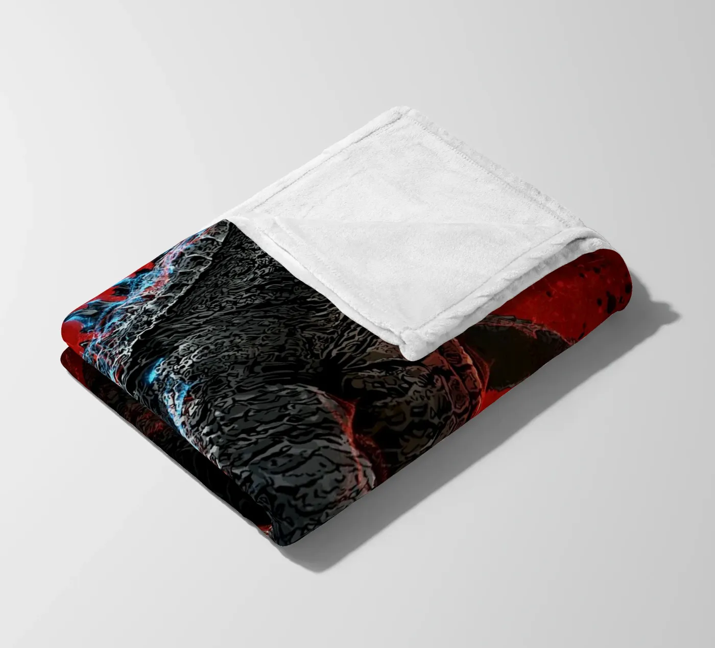 Godzilla fleece blanket by nabakumov
