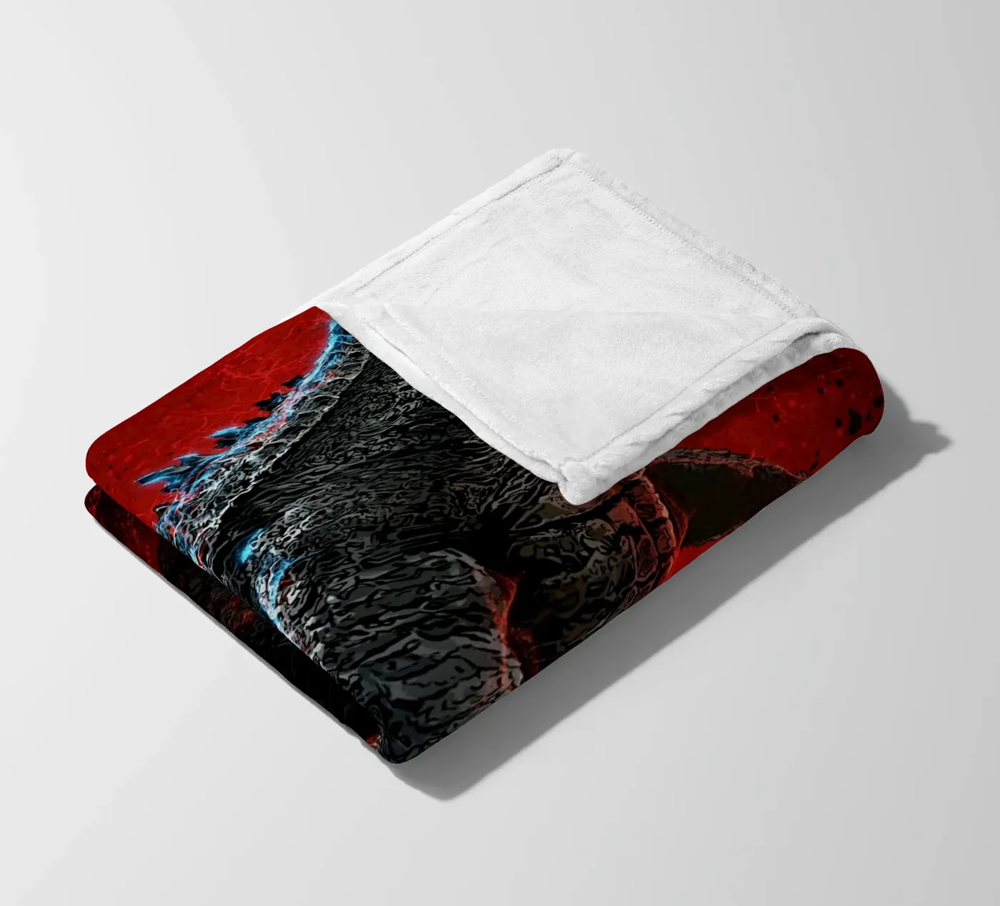 Godzilla fleece blanket by nabakumov