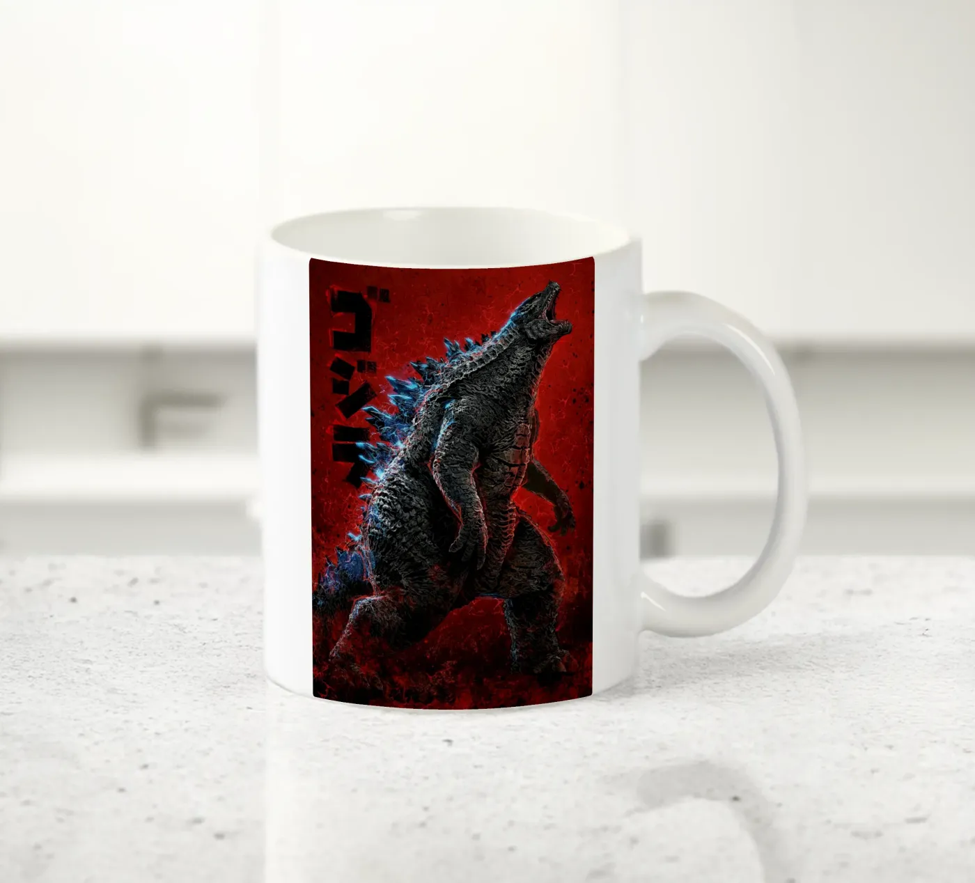 Godzilla ceramic mug by nabakumov
