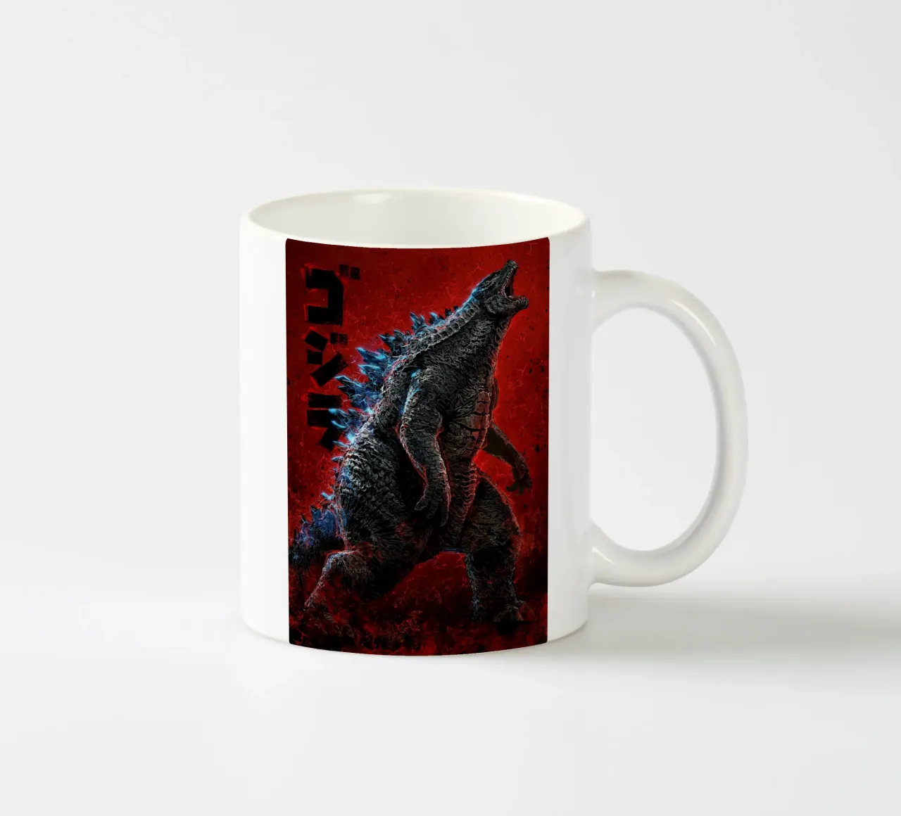Godzilla tazza in ceramica da nabakumov