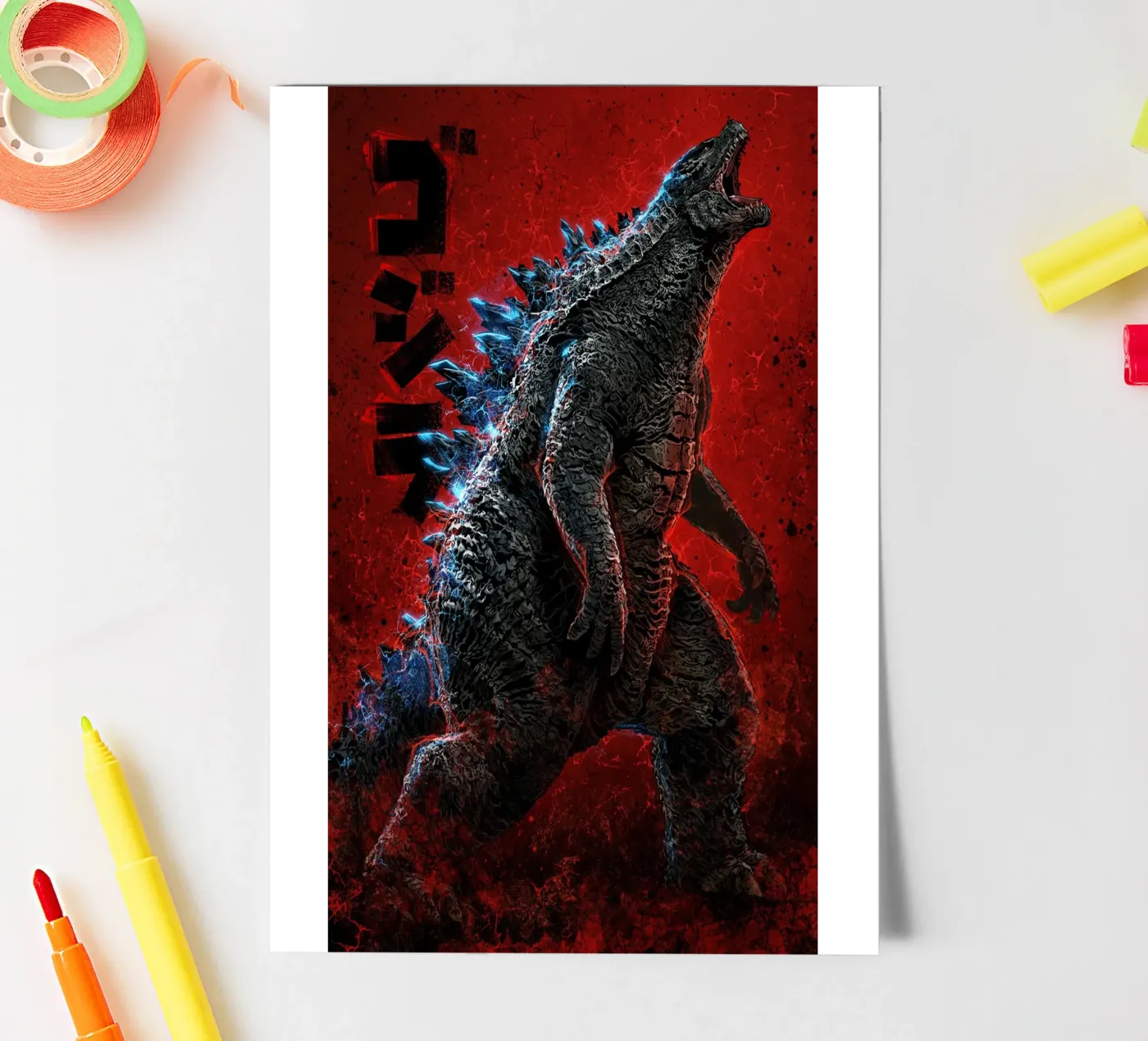 Godzilla Stickerbogen von nabakumov