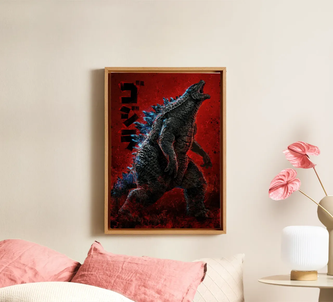 Godzilla canvas by nabakumov
